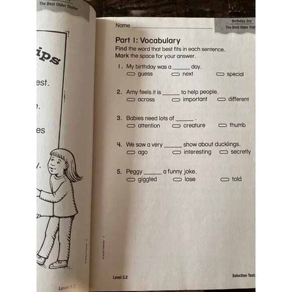 Scott Foresman Reading Practice Book Grade 2 level 2 - Picture 2 of 5